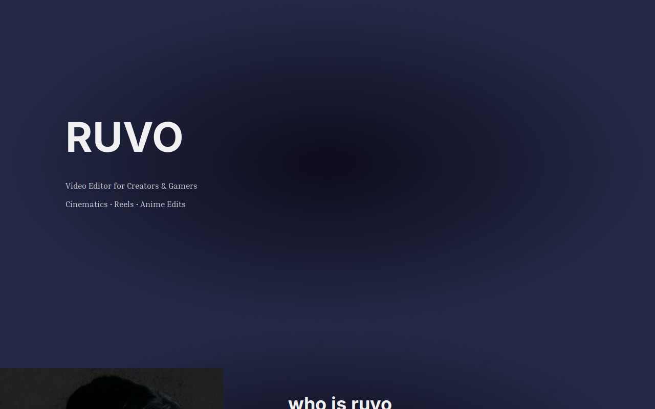 Carrd profile picture for @ruvo